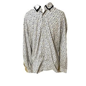 Denim & Flower by Ricky‎ Singh men’s long sleeve button down shirt. Size XL. H12